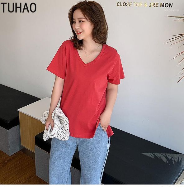 

tuhao 2020 women's casual oversized 8xl 7xl 6xl 5xl 4xl blouse shirt summer extra large blouses short-sleeved shirt wm361, White