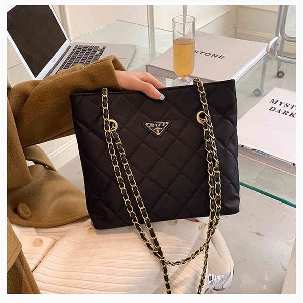 

70% off deals online texture lingge chain bag large capacity oxford butot net red new wandering medieval canvas underarm