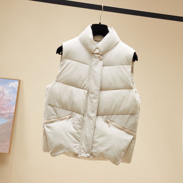 

new cotton pony short winter korean version loose large size black down cotton jacket sleeveless jacket designer women clothing