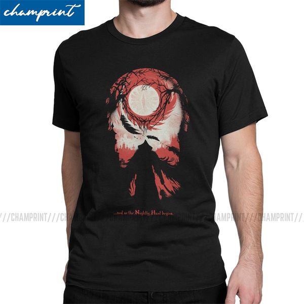 

and so the nightly hunt begins vintage dark souls game praise the sun bloodborne tees graphic printed hooded sweatshirt hoodie men t shirt
