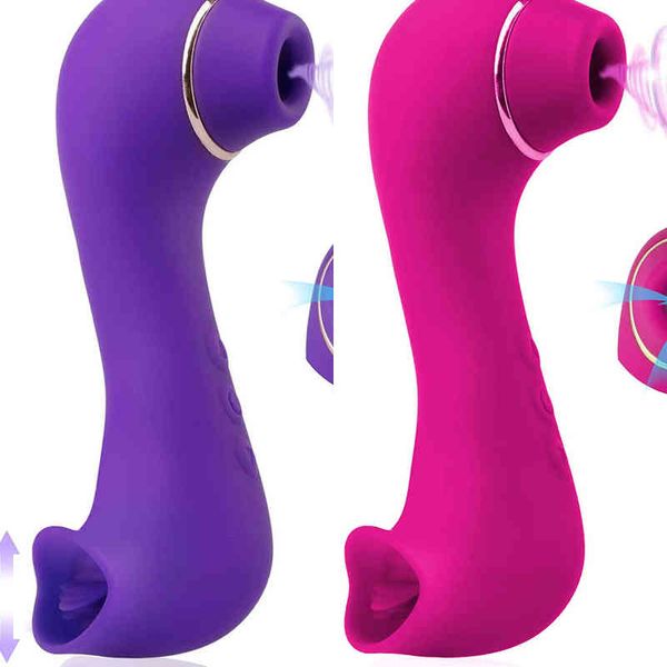 NXY Vibratori Clitoride Succhiare Leccare Vibratore Doppia Testa g Stimolatore Spot Capezzolo Vaginale Massaggiatore Giocattoli Del Sesso Orale per Donne Coppie 0104