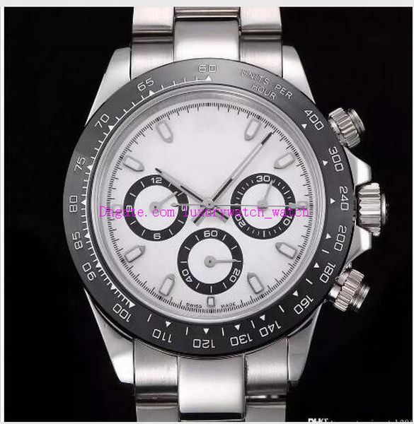 

original box luxury watches 40mm stainless steel 116520 z series black dial fashion men's wristwatch, Slivery;brown