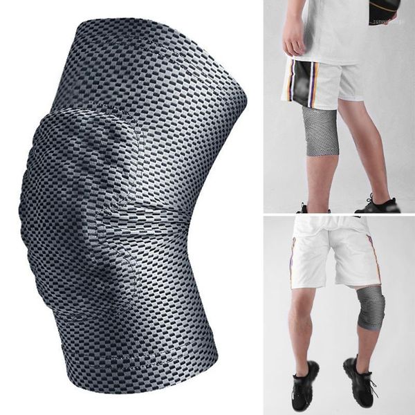 

elbow & knee pads pad anti slip dynamic compression joint brace protective gear athletics sports fitness muscles riding running bandage1, Black;gray