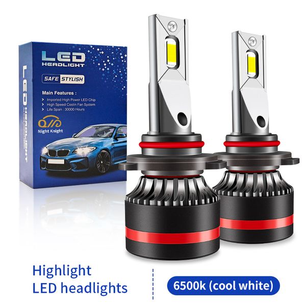 

car headlight h4 led bulbs canbus h7 h11 h8 200w 20000lm 6500k cob chip auto lamp h1 h3 h9 9005 9006 hb3 hb4 mini car fog light