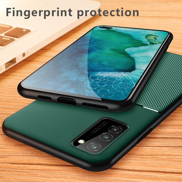 

luxury silicone car magnetic holder phone case for huawei honor v30 20 10 9 8 8x 7x lite pro y9 play ultra-thin wmthmx yyysports