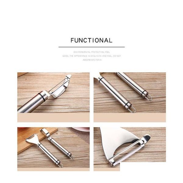 

kitchen vegetable peeler metal peeler two types choice food grade shiny polish 304 sta jllqce loveshop01