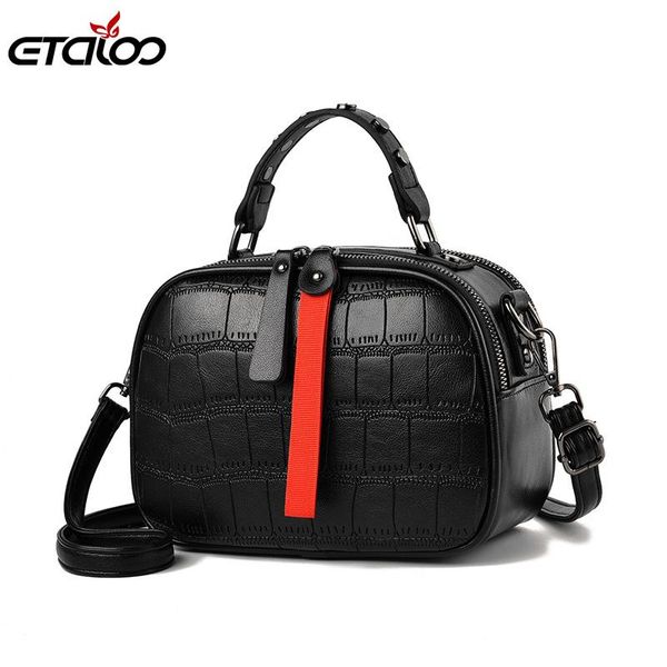

women's bag hand-held large bag spring/summer 2020 stripe one-shoulder cross-slant casual women's small square