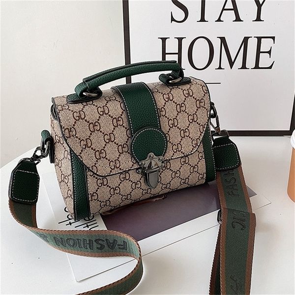 

outlet sale 80% off new trendy small square bag autumn and winter fashion single shoulder printed hand foreign style messenger women's