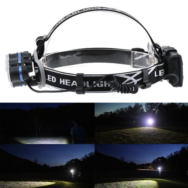 

5000lm abs t6 xpe cob led headlamp 8 mode usb charger headlight use 18650 battery head lamp waterproof hunting flashlight bbydvs alice_bag