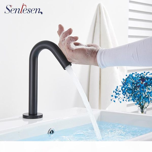 

senlesen sense basin faucets black chrome bathroom tap brass single cold basin faucet