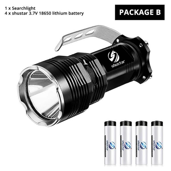 

super bright long range led прожектор фонарик 5 освещение режимы водонепроницаемый алюминиевый сплав подходит для охоты приключений jlltva