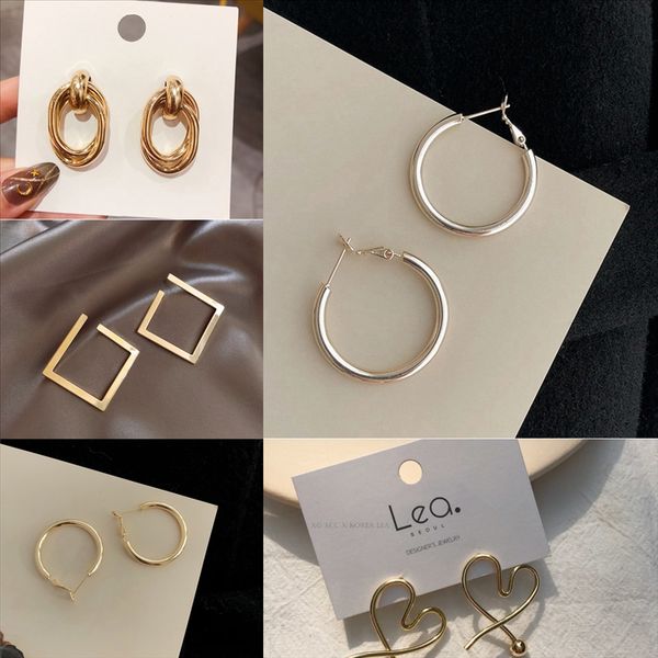 

0usw wood vintage solid emerald silver sterling gemstone stud earrings for good pansysen christmas women anniversary party gift, Golden