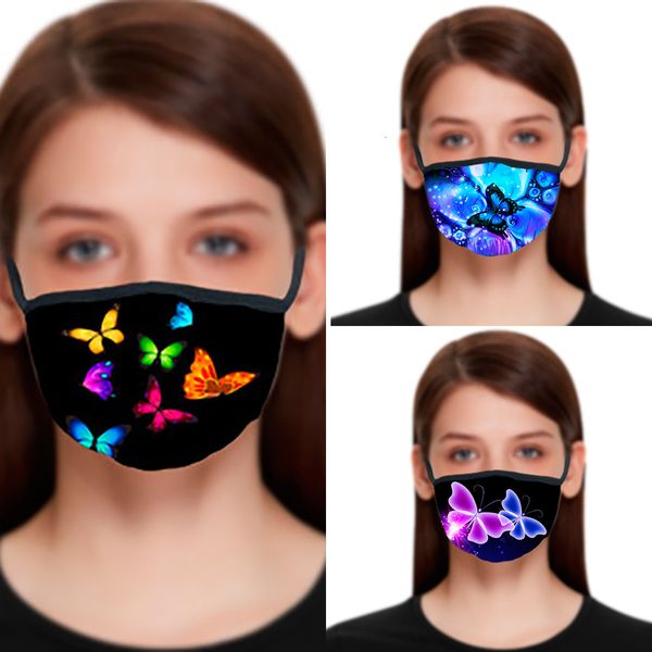 

mask designer with pattern 3d printing face butterfly cotton reusable face masks out door sport 2vs0