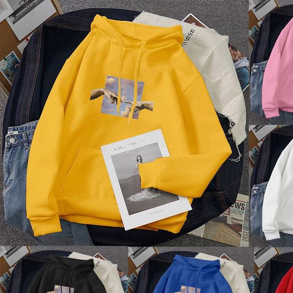 

harajuku sweatshirts pullover women printed ladies sweatshirt ladies warm hip hop streetwear hoody long sleeve harajuku hoodie, Black