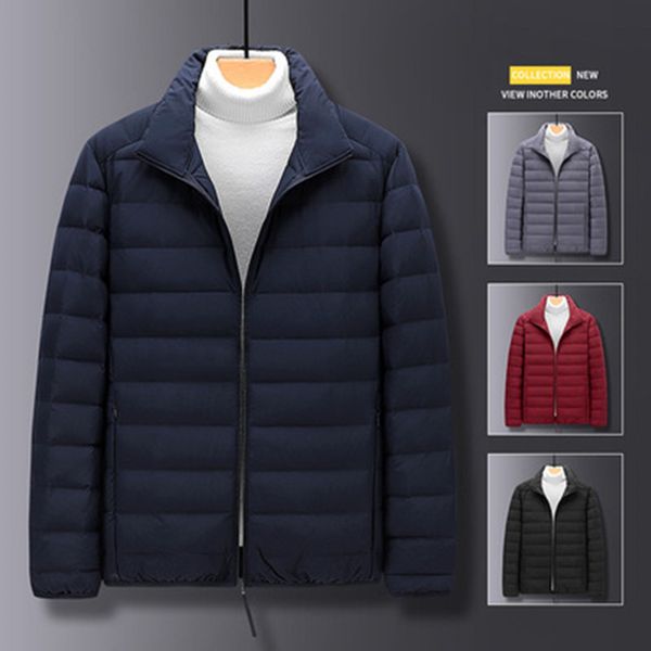 

2020 new autumn and winter light down jacket for men, Black