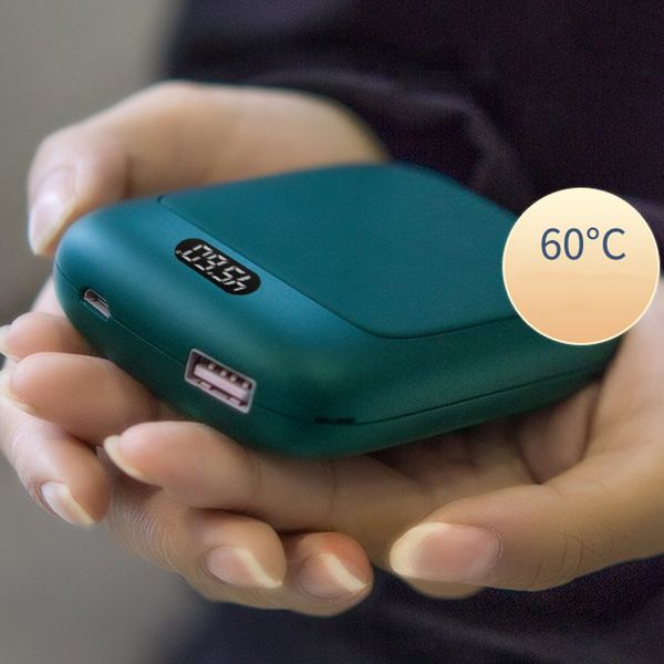 

portable hand warmer power bank 4000mah usb rechargeable electronic fashion mini powerbank winter double-side heating powerbank vt1866