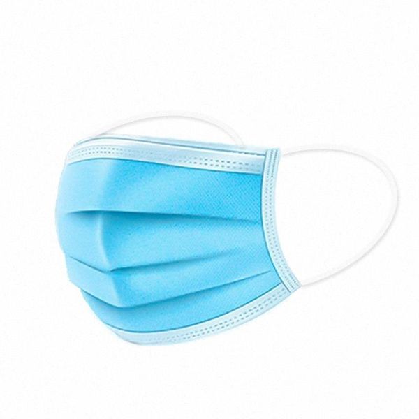 

masks 3 mask part layer face dust disposable blue non-woven cover soft ear-loop disposable tkqb breathable mouth zwj outdoor mask 3-ply kpgl