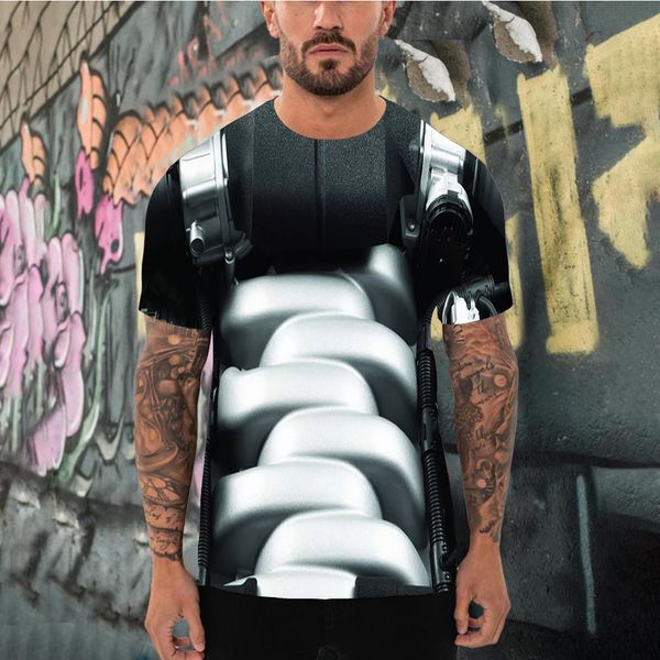 

engine loose summer 3d print shirts humor horror hentai men clothing