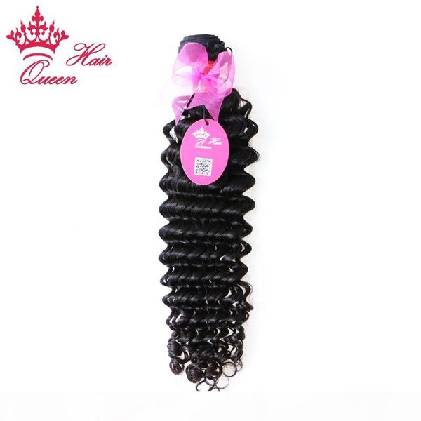 

queen hair products brazilian virgin human hair extensions deep curly wave 8"-28" in our stock dhl ing, Black