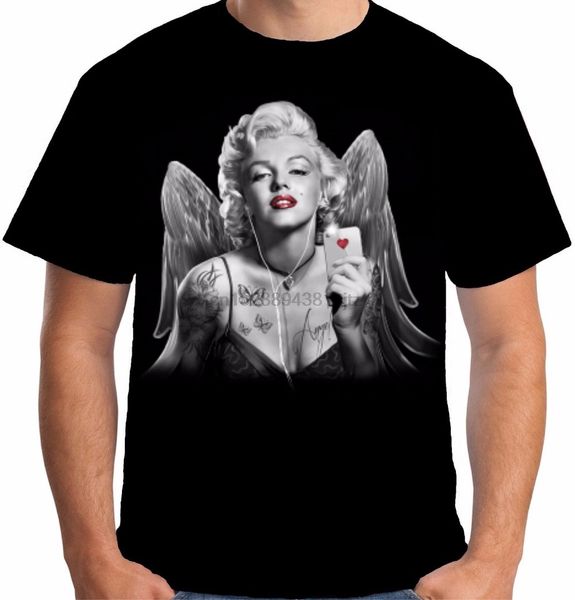 

2019 fashion men t-shirts pink t shirt mens marilyn monroe poker t shirt movie star idol tee shirt sport hooded sweatshirt hoodie