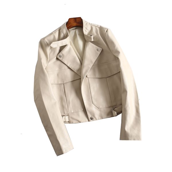 

women's coats, motorcycles and soft synthetic leather coats for autumn, 2020