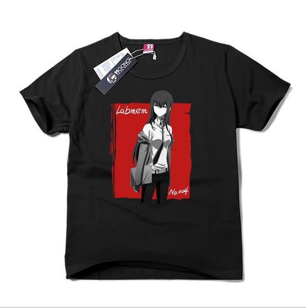 

sport casual printing tee men women new steins gate makise kurisu t-shirts short sleeves casual tees summer t-shirt