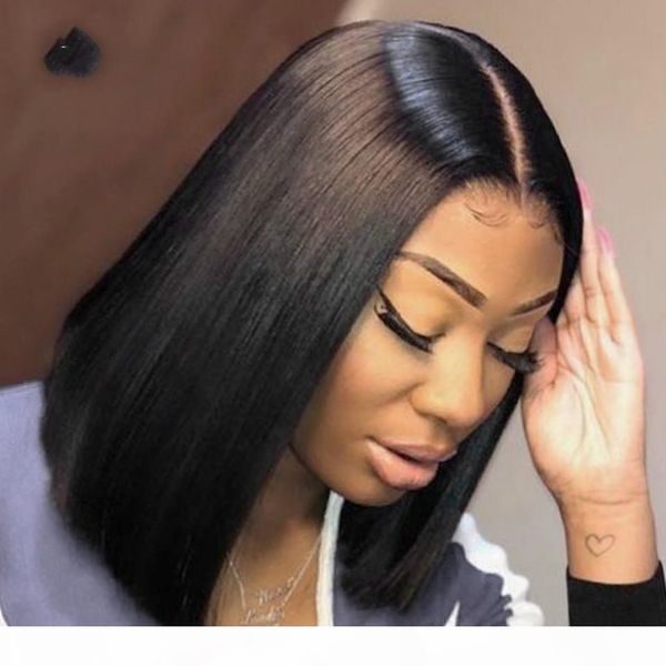 

hair bob lace front wigs brazilian hair 100% human hair lace front wigs straight bob lace 150% density wigs for black women
