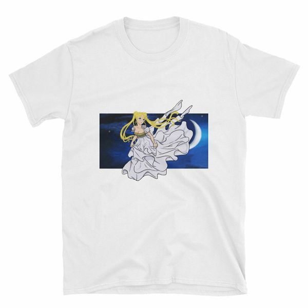 

sailor moon - short-sleeve t-shirt - exclusive design (whiteblack) wholesale tee shirt sport hooded sweatshirt hoodie