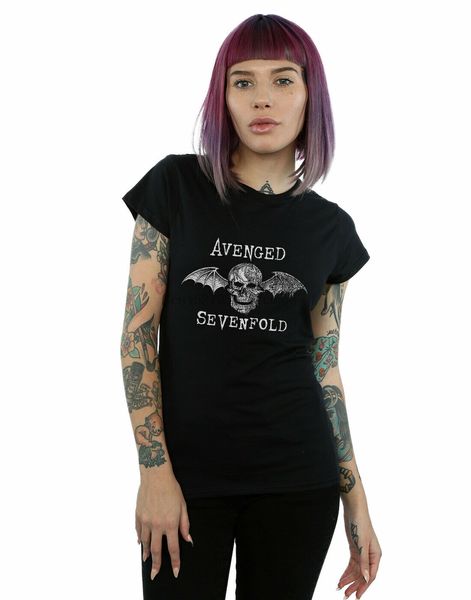 

avenged sevenfold women cyborg deathbat t-shirt sport hooded sweatshirt hoodie