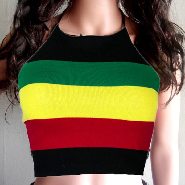 

2021 halter striped tank t1461 swimsuit bandage bathing suits pad