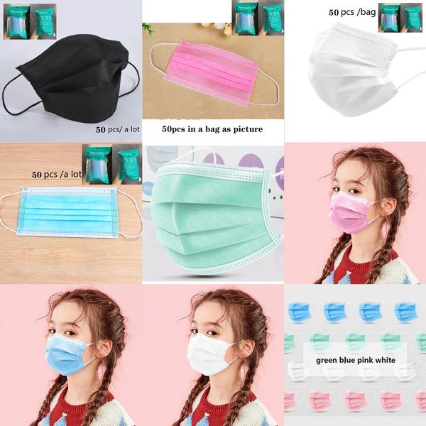 

face mask kids masks masks colorful disposable 3 layer balck dust mouth masks cover oi8j 58gj