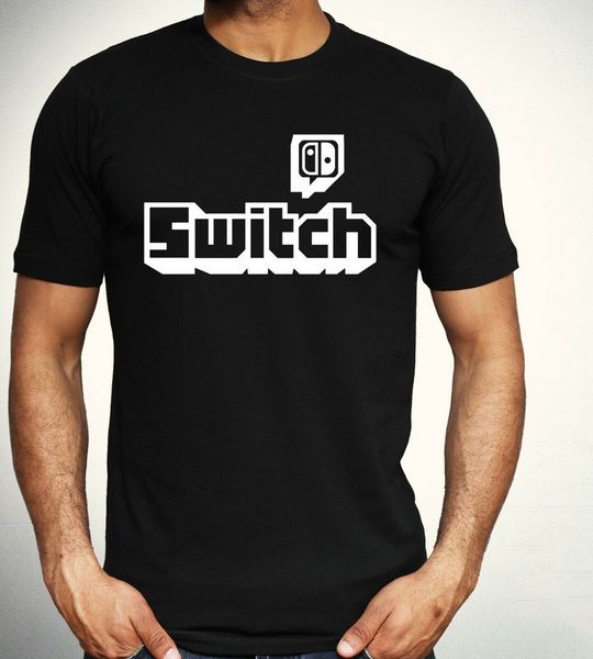 

переключатель смешной футболка twitch пародия tee streamer gamering подарки лучшего мужской adult new tee shirt дышащего tops спорт с капюшо