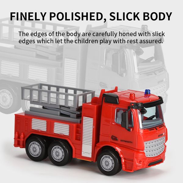 

mini fire engineer truck cute small size fire engineer car kid early education toy kid xmas gift