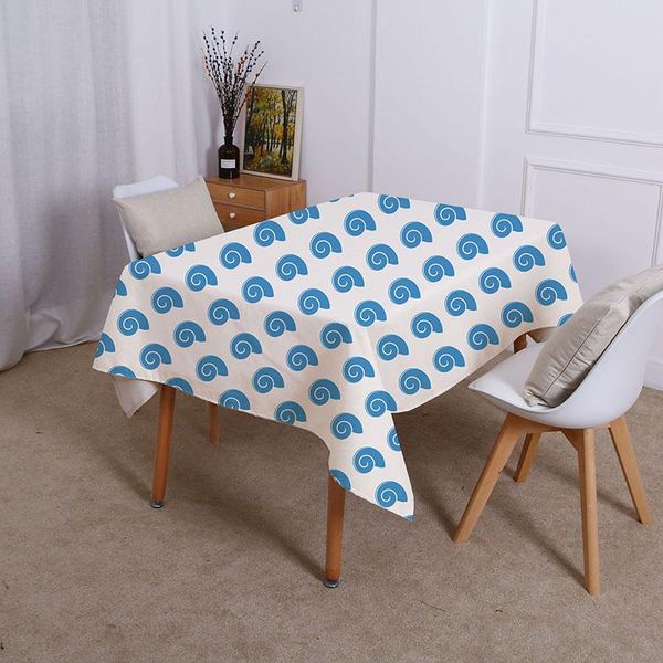 

геометрическая скатерть водонепроницаемый белье геометрическая blue ocean starfish anchor нашивки домашнее украшение скатерть обложка для li