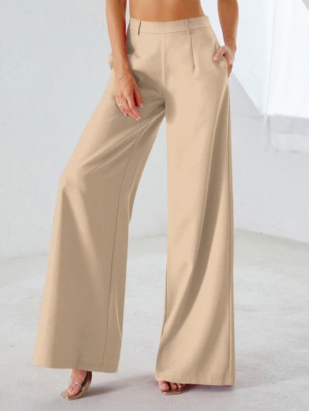 

double crazy zip back wide leg pants j54w#, Black;white