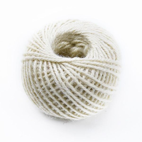 

50 метров оптовая пеньки rope multicolor diy коробка подарка christmas craft материалы свадебные аксессуары домашнее украшение невесты брошь