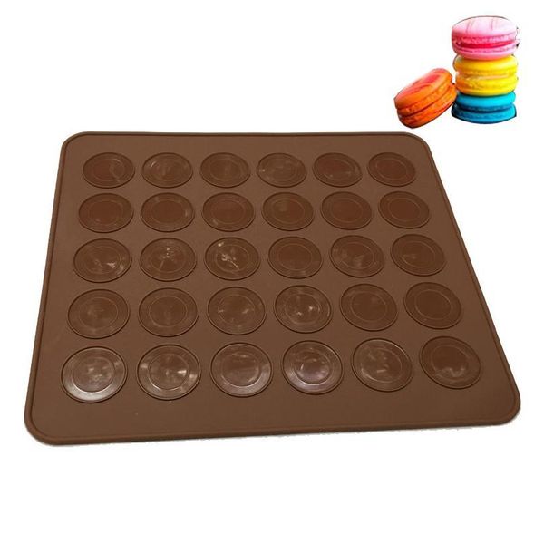 

baking mould sile macaron pastry pads bakeware tools baking mat 30 circles cake pad baki jlldmm