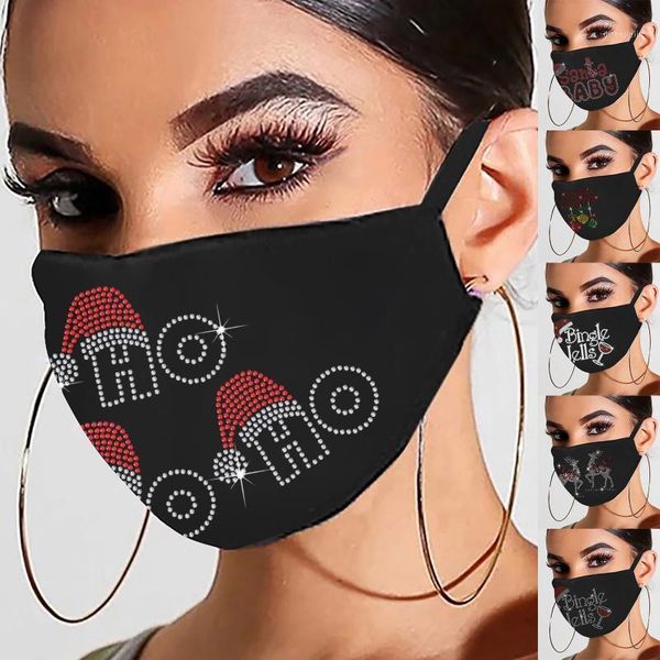 

pm2.5 breathable face mask fabric masks protective pm2.5 dust mouth cover washable reusable mouth mascarillas1, Black