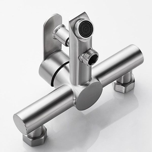 

bathroom shower sets surface faucets stainless steel wall-mounted single handle mixing valve douche kranen taps di50ly