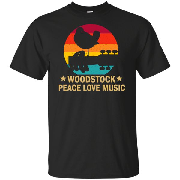 

vintage woodstocks 50th anniversary peace love black men s 2xl oversized hoodie designers t shirts sweatshirt