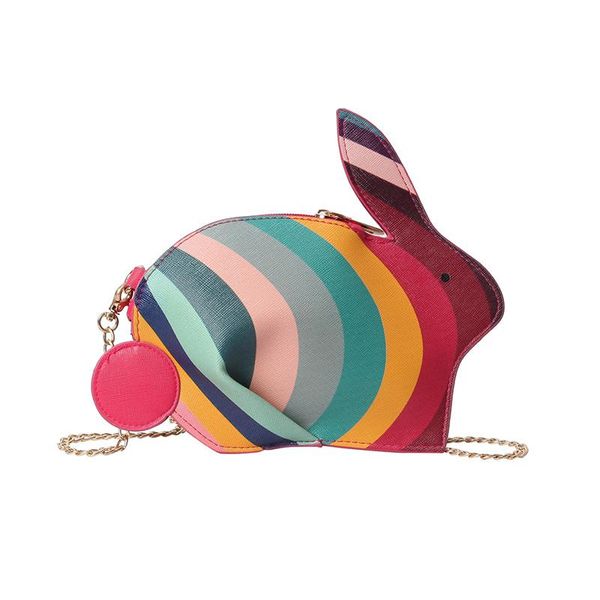 

личность радуга цвета смешных сумки мода crossbody сумка женщина женские сумки плечи pu творческие животные