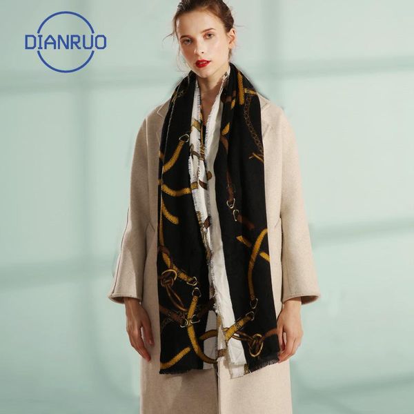 

dianruo women retro style grace print art scarf shawl loose long sleeve dark brown cardigan urban mature white-collar women n524, Blue;gray