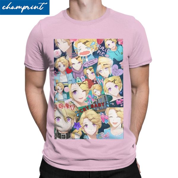 

мистический посланник yoosung mm bg otome игра досуг тройники crewneck с коротким рукавом классические одежда спортивная толстовка с капюшон