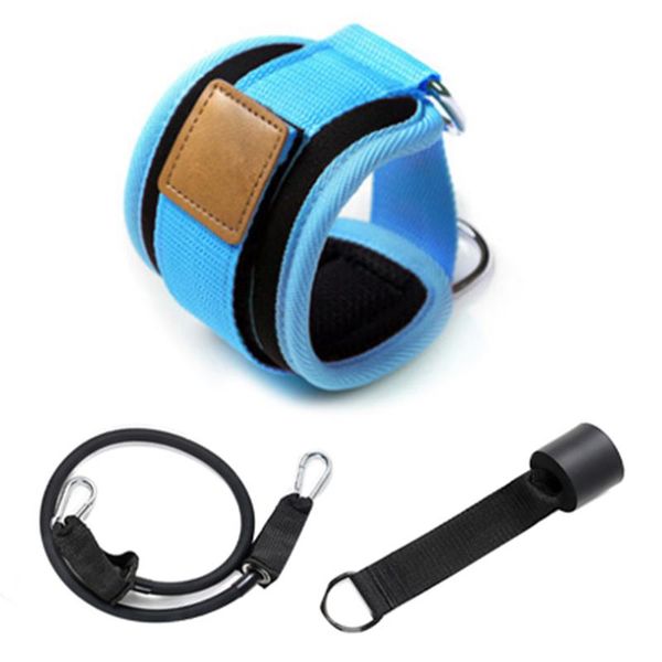 

resistance bands with ankle straps cuff with cable for attachment buthigh leg pulley strap lifting fitness exercise