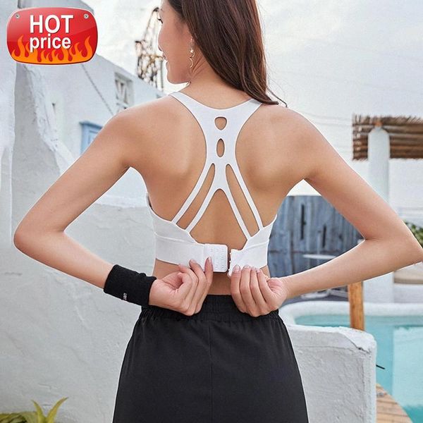 

normov workout tank for women casual hollow out o neck patchwork sleeveless spandex solid backless summer lady #720z, White