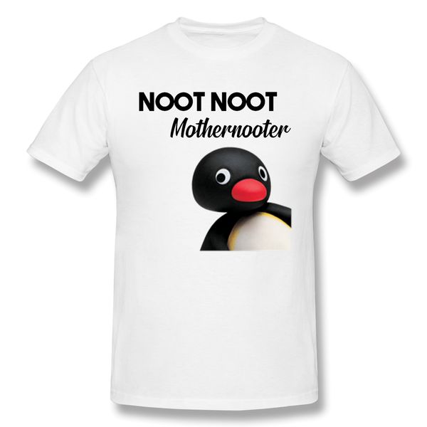 

sport 2020 new arrival creative pingu ofertas t-shirt 100% cotton noot noot motherf***ers crewneck tshirt round collar