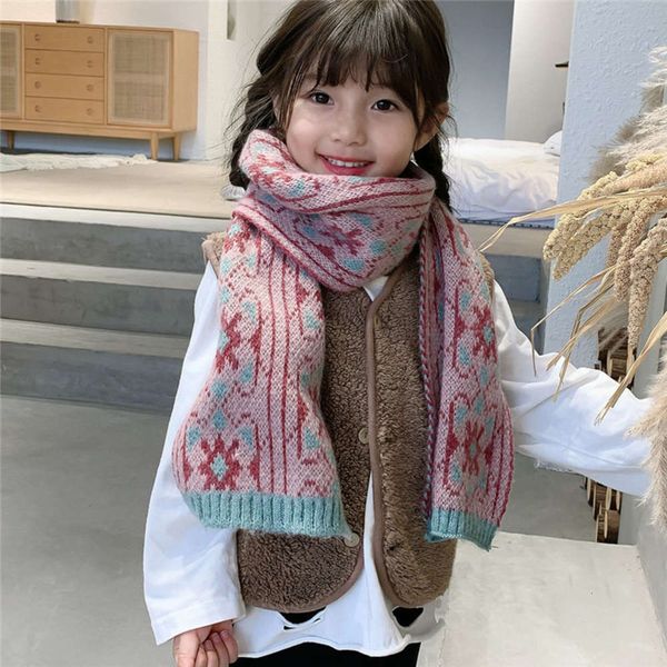 

baby korean lengthened for scarf autumn new and winter 7dad, Red;brown
