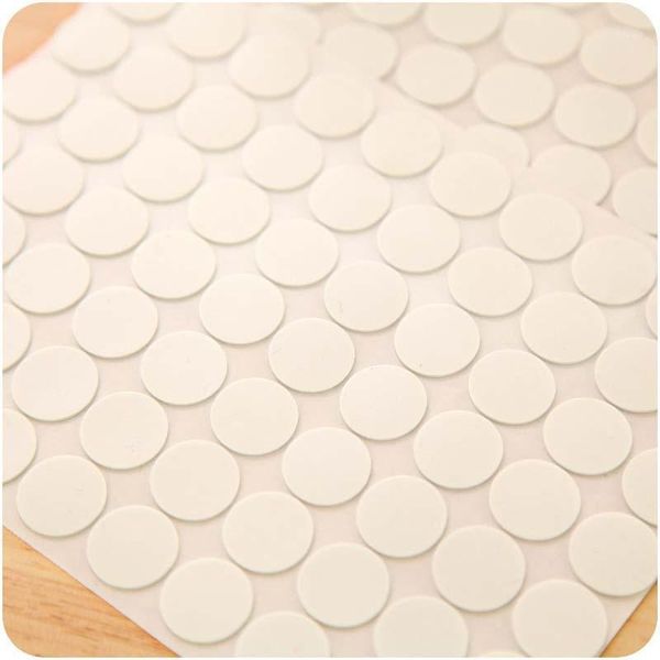 

70 pieces creative round non-marking multi-purpose double-sided adhesive thicken household stick home organization and storage1