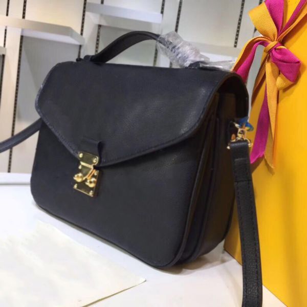 

new classic printing flower messenger bag real leather women handbag pochette metis totes handbags purse shoulder bags crossbody bags m40780