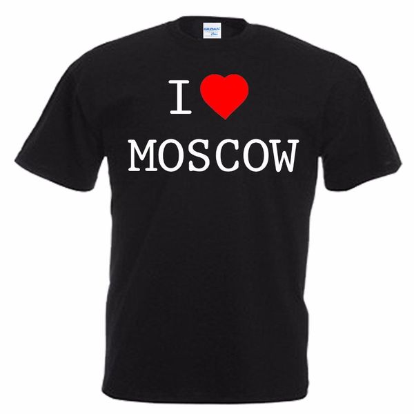 

o-shirt с коротким рукавом мужчины i love moscow русский t-shirt все размеры и цвета fun tee рубашки спорта толстовка с капюшоном hoodie